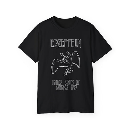 Led Zeppelin shirt tour America retro 70s vintage Unisex Ultra Cotton Tee band