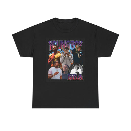 Never Broke Again Youngboy Graphic T Shirt Vintage Unisex Heavy Cotton Tee