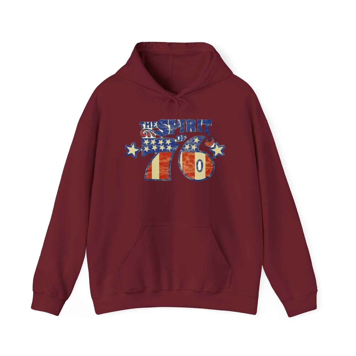 USA Spirit Of 76 Vintage Graphic Hoodie Heavy Blend™ NEW Sweatshirt
