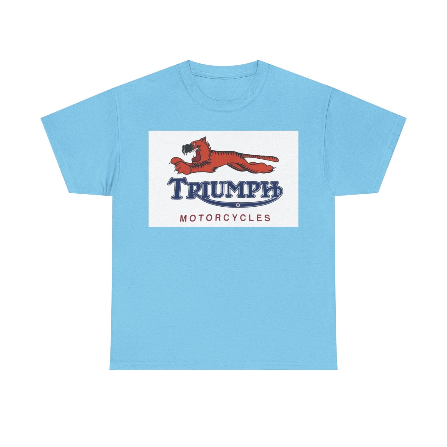 Triumph T-shirt vintage motorcycles nostalgia Tiger Unisex Heavy Cotton Tee