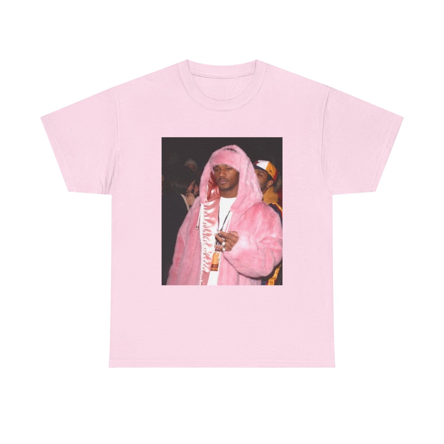 Camron diplomats T-shirt vintage pink fur coat graphic Rap Unisex Heavy Cotton