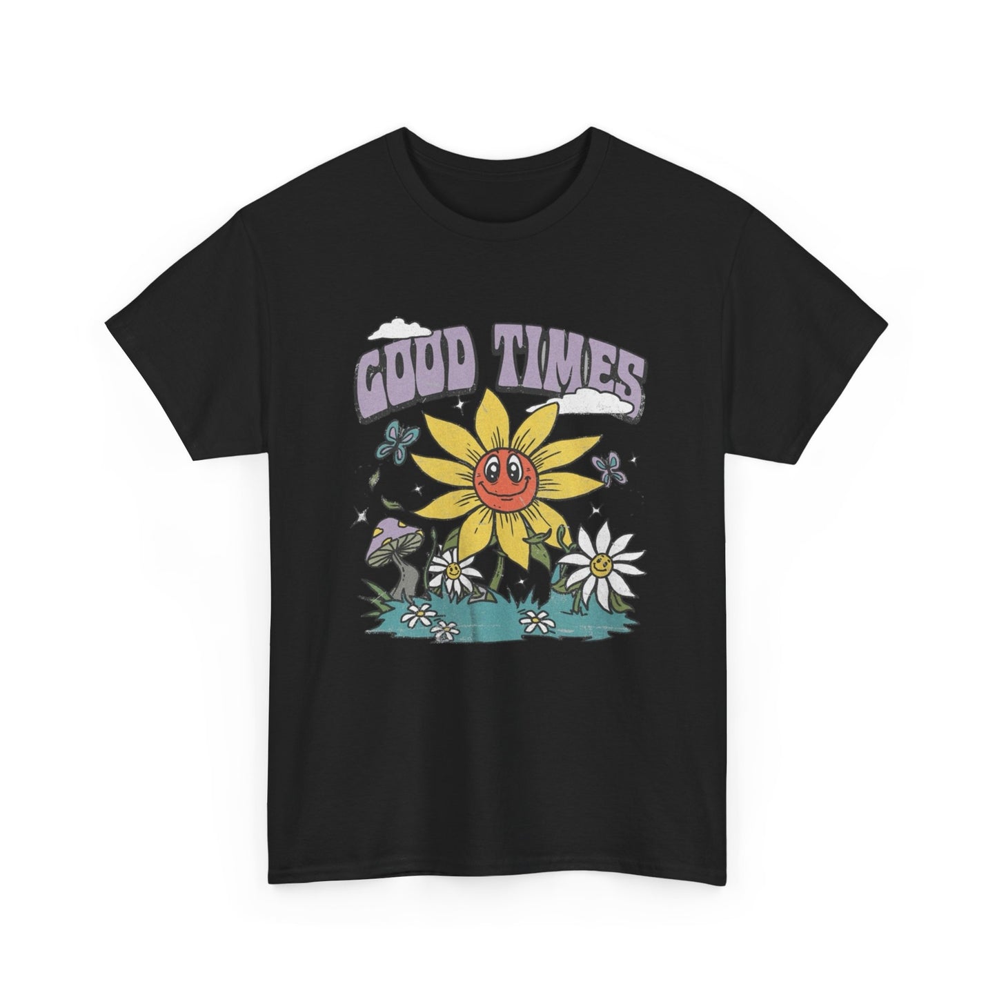 Good Times Graphic T Shirt NEW ADULT Unisex Heavy Cotton Tee