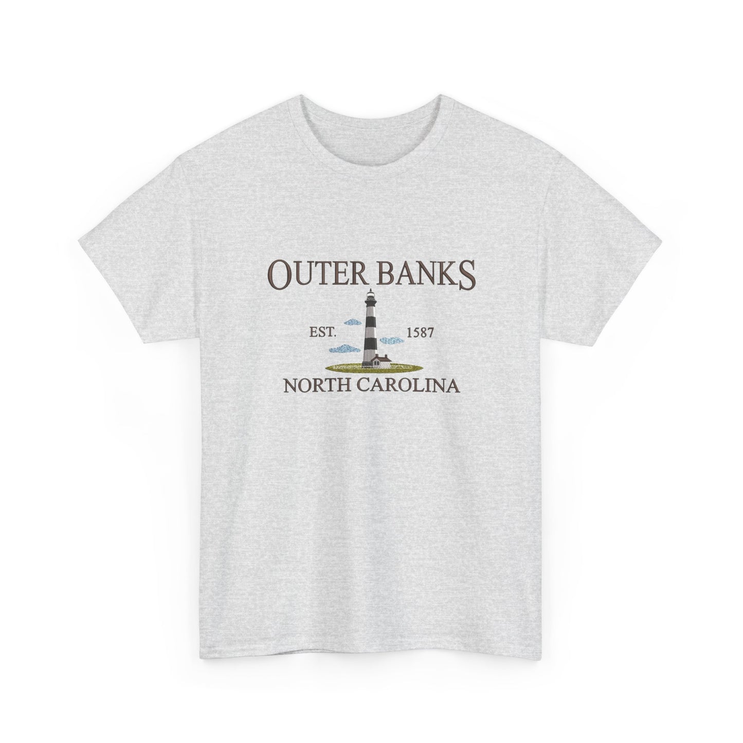 Outer Banks North Carolina Graphic T Shirt NEW Unisex Heavy Cotton Tee