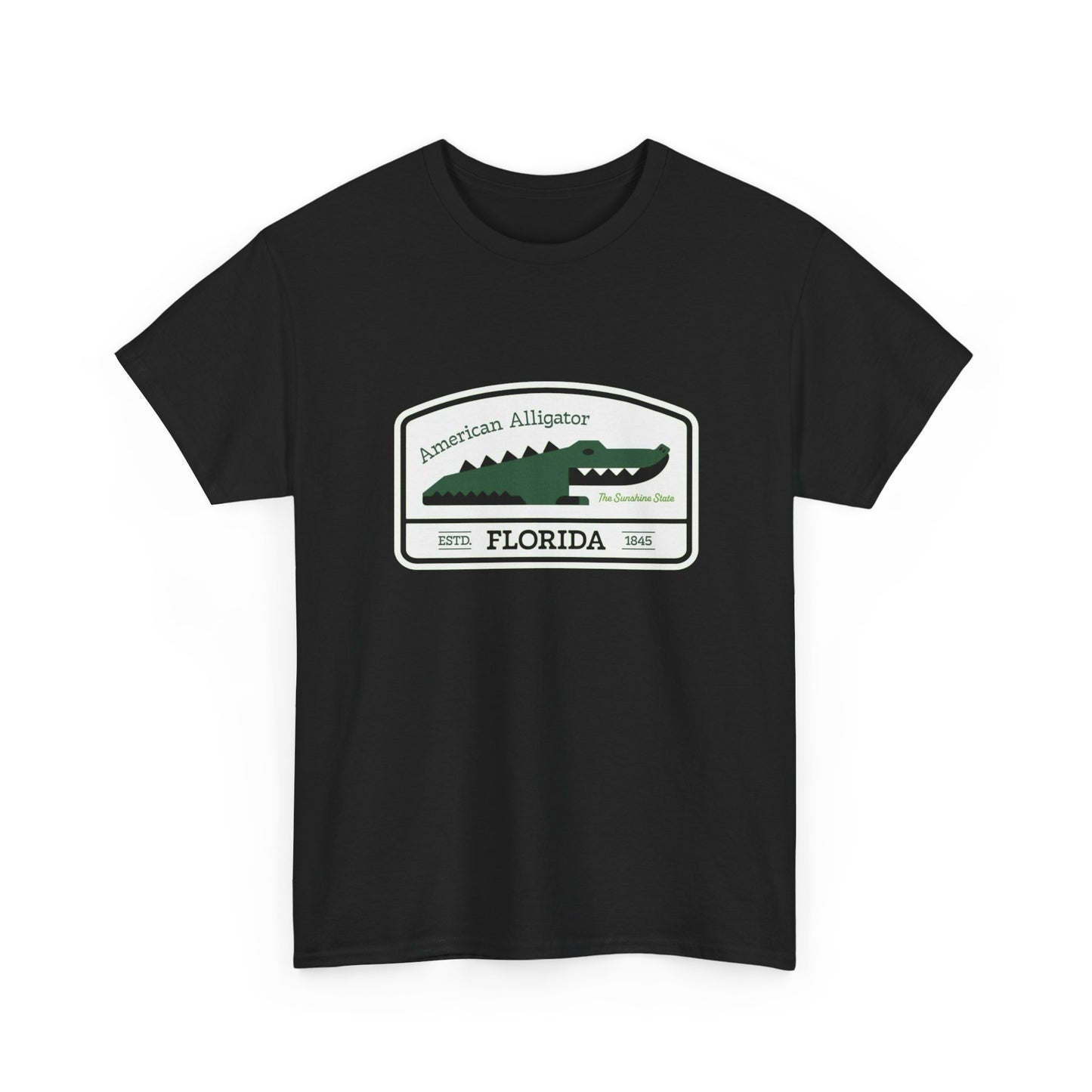 American Alligator Graphic T Shirt Heavy Cotton Tee