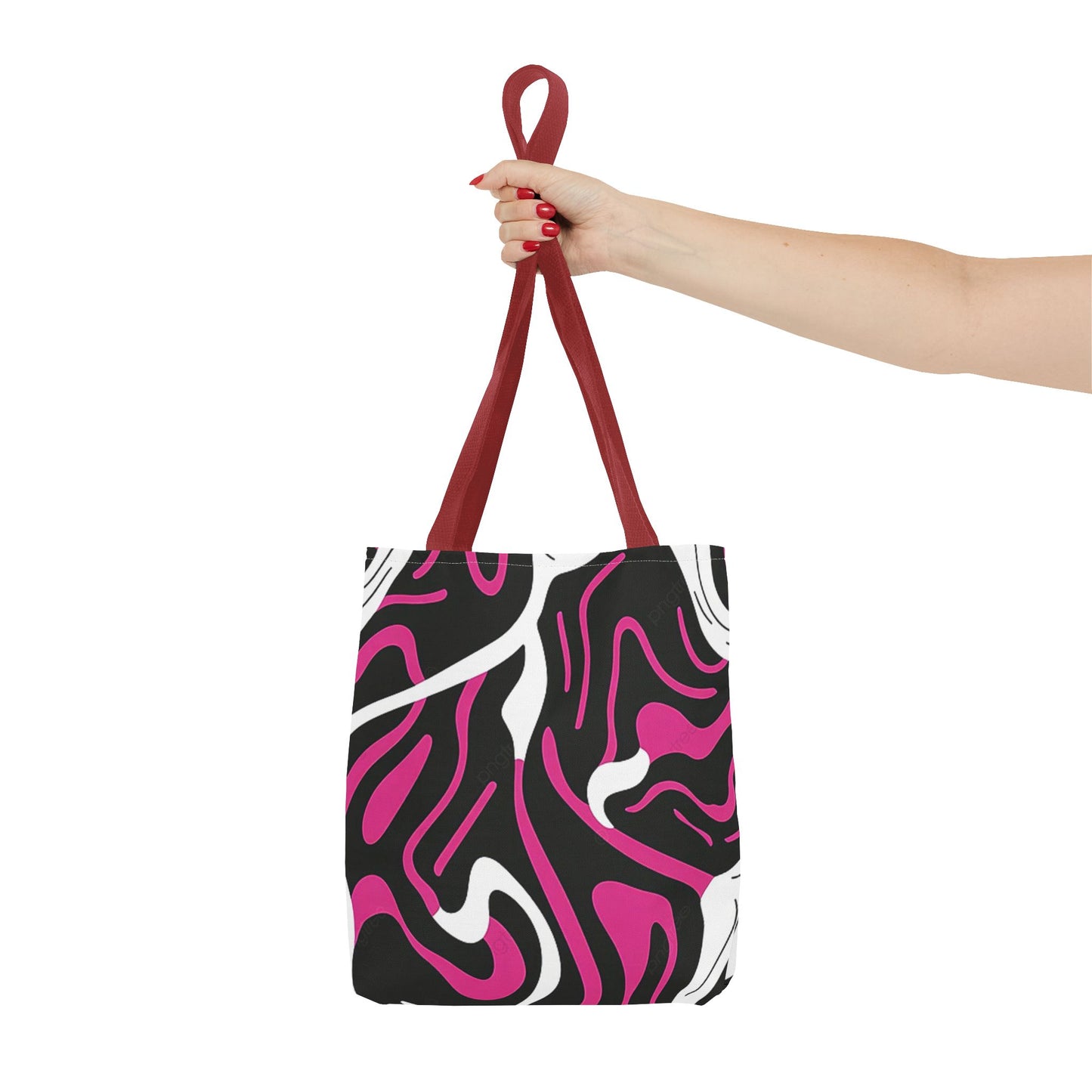 Pink And Black BRAND NEW Modern Purse - Pocketbook - Travel Tote Bag (AOP)