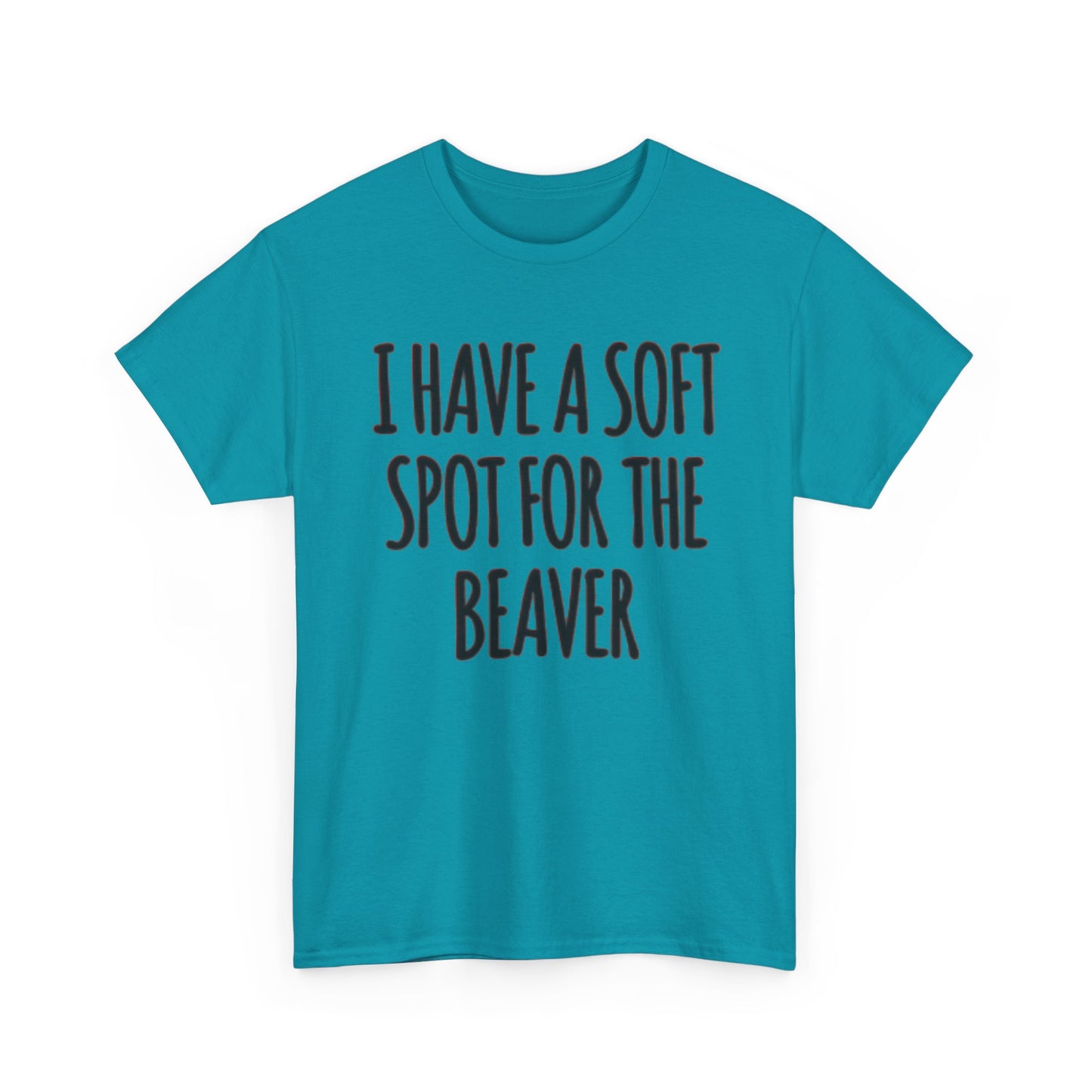 Soft Spot For The Beaver T Shirt Funny Sex Graphic Jokes Unisex Heavy Cotton Tee