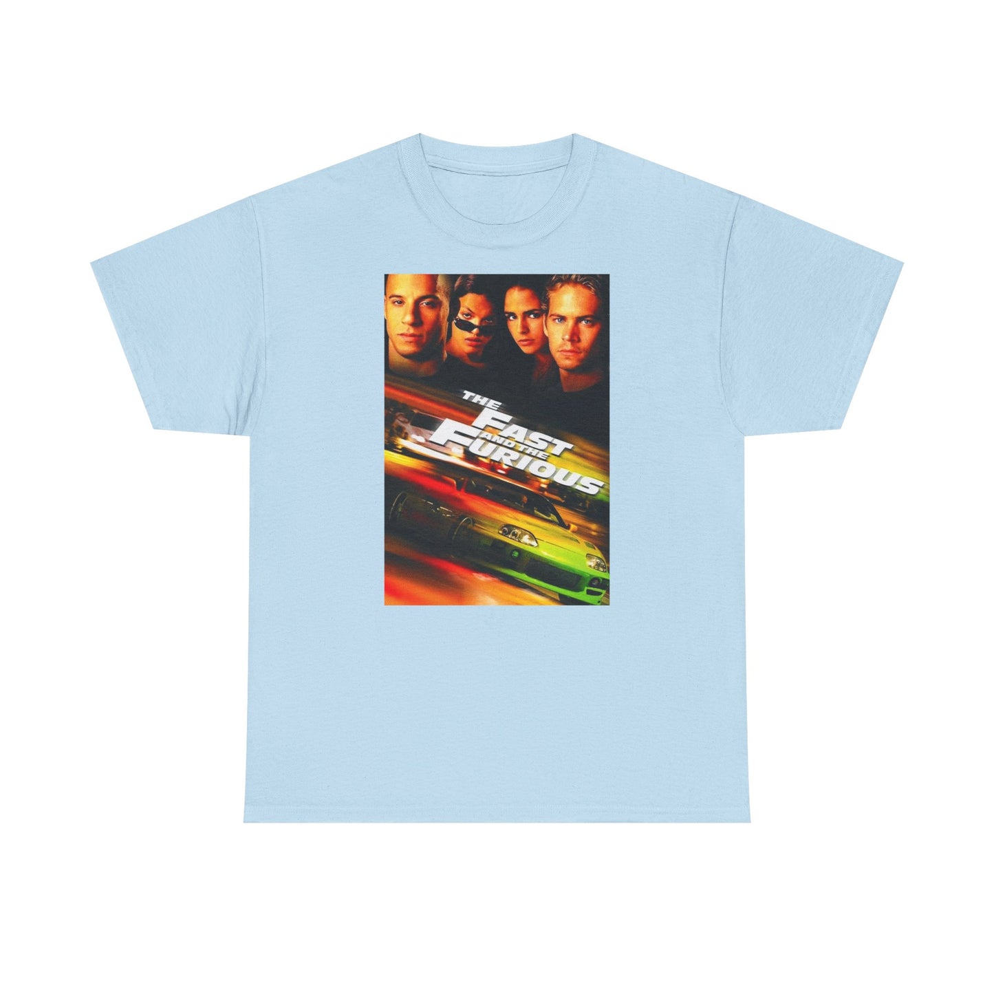 Fast and the furious T-shirt Retro Movie car club Cali Unisex Heavy Cotton Tee