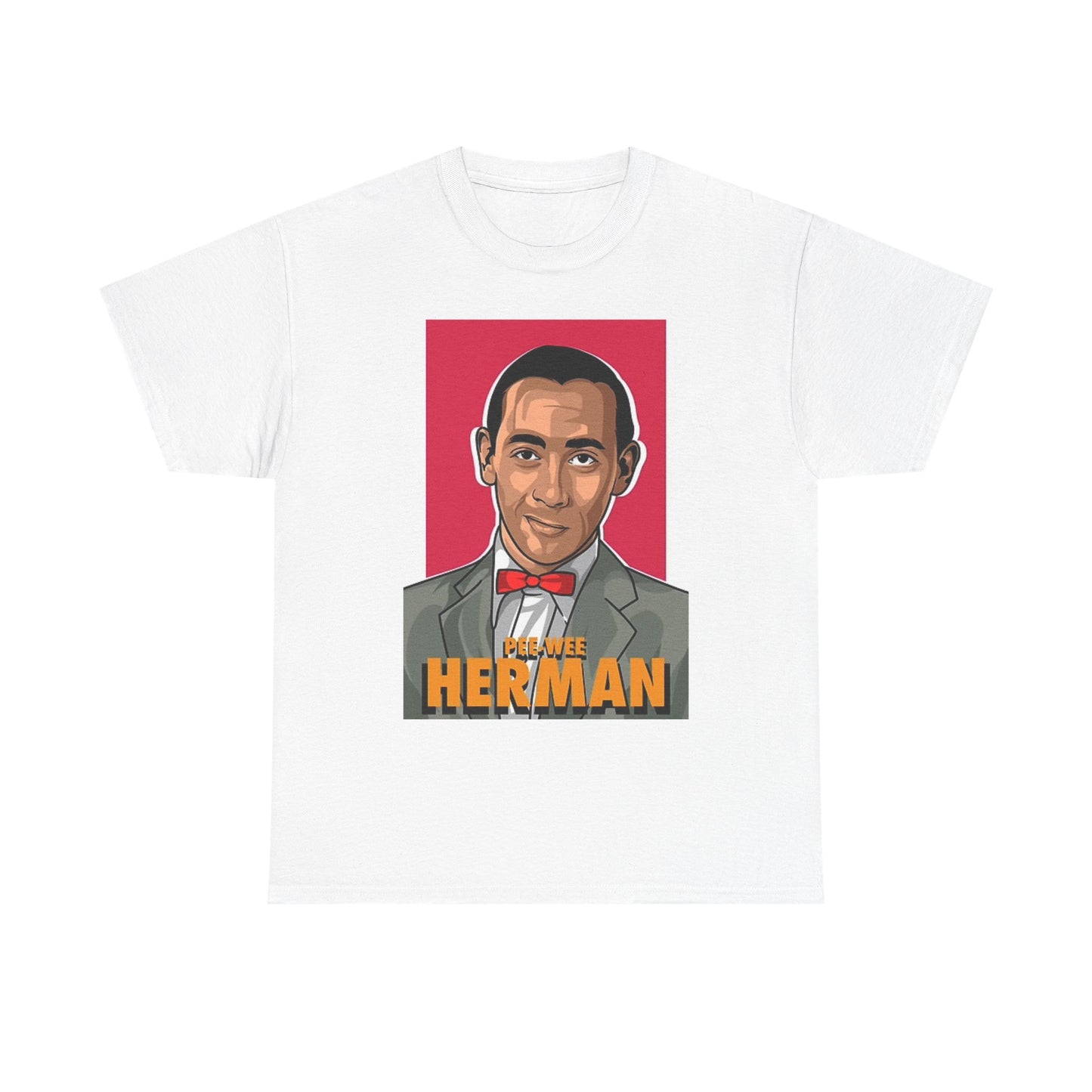 Pee Wee Herman Graphic T Shirt Vintage Poster Unisex Heavy Cotton Tee