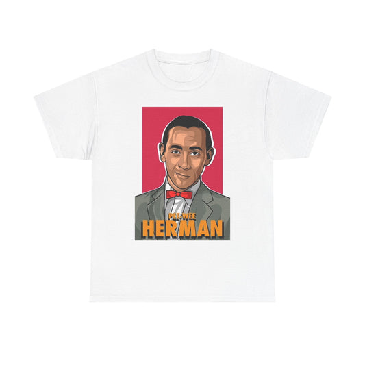 Pee Wee Herman Graphic T Shirt Vintage Poster Unisex Heavy Cotton Tee