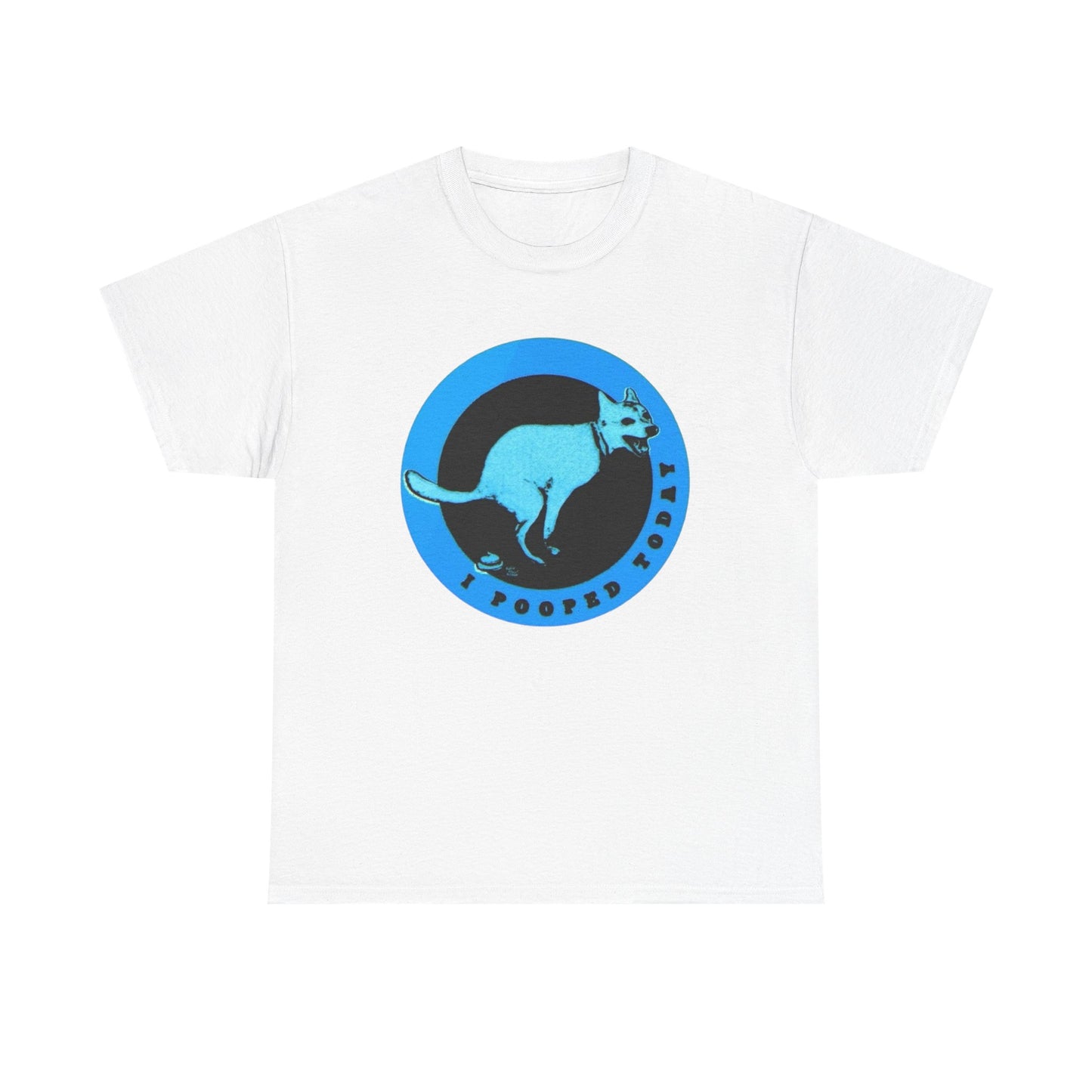 I Pooped Today Funny Graphic T Shirt Unisex Heavy Cotton Tee