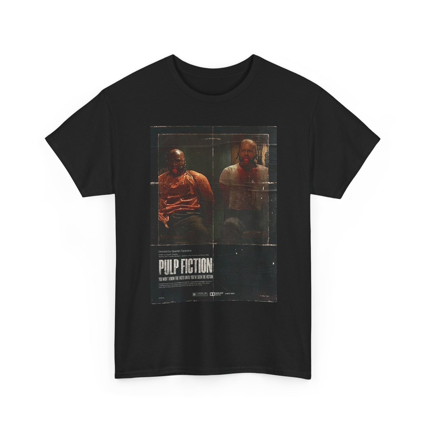 Pulp Fiction Graphic T Shirt Vintage Movie Poster Unisex Heavy Cotton Tee