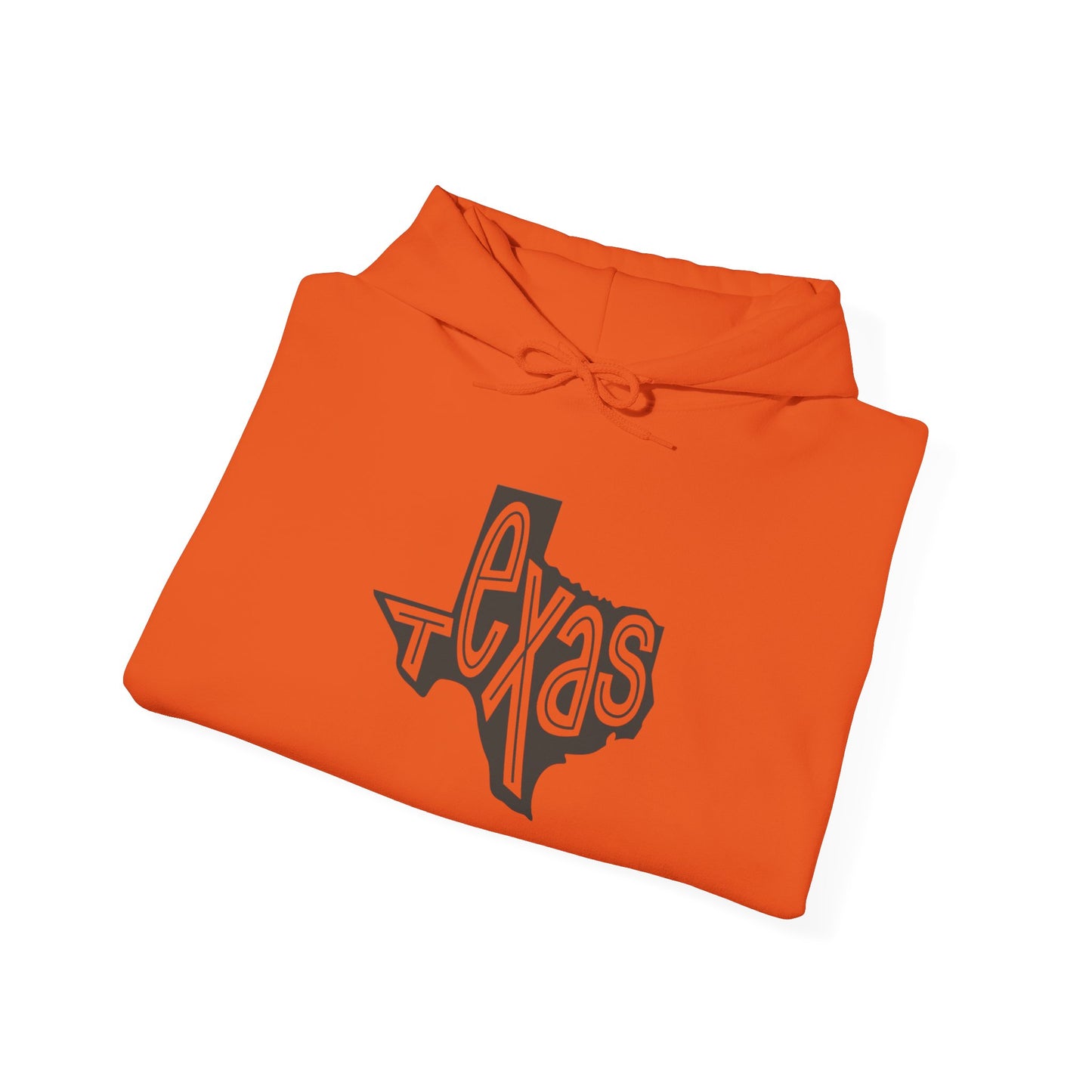 State Of Texas Graphic Hoodie Longhorns Unisex Heavy Blend™ Hooded Sweatshirt