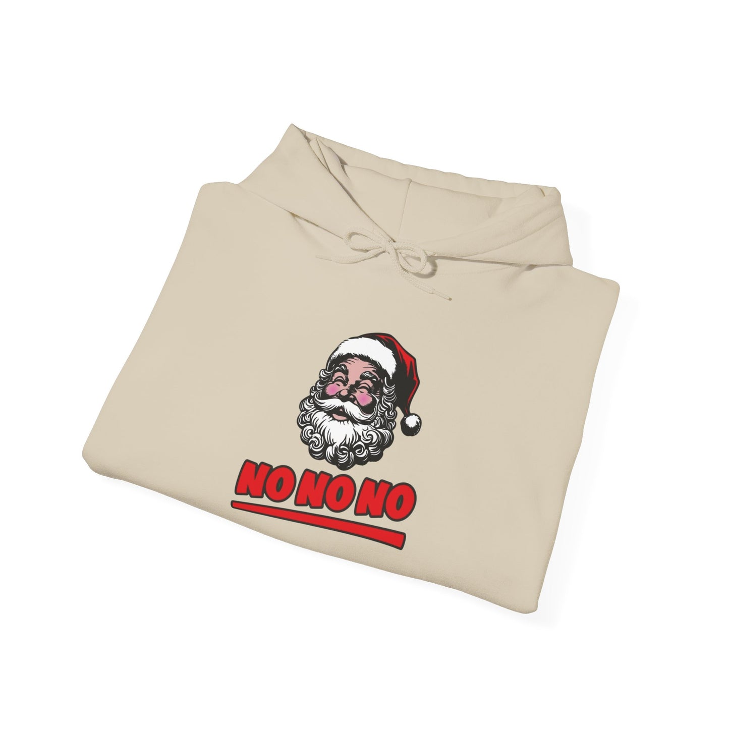 Santa Funny Christmas Graphic Hoodie Unisex Heavy Blend™ Hooded Sweatshirt