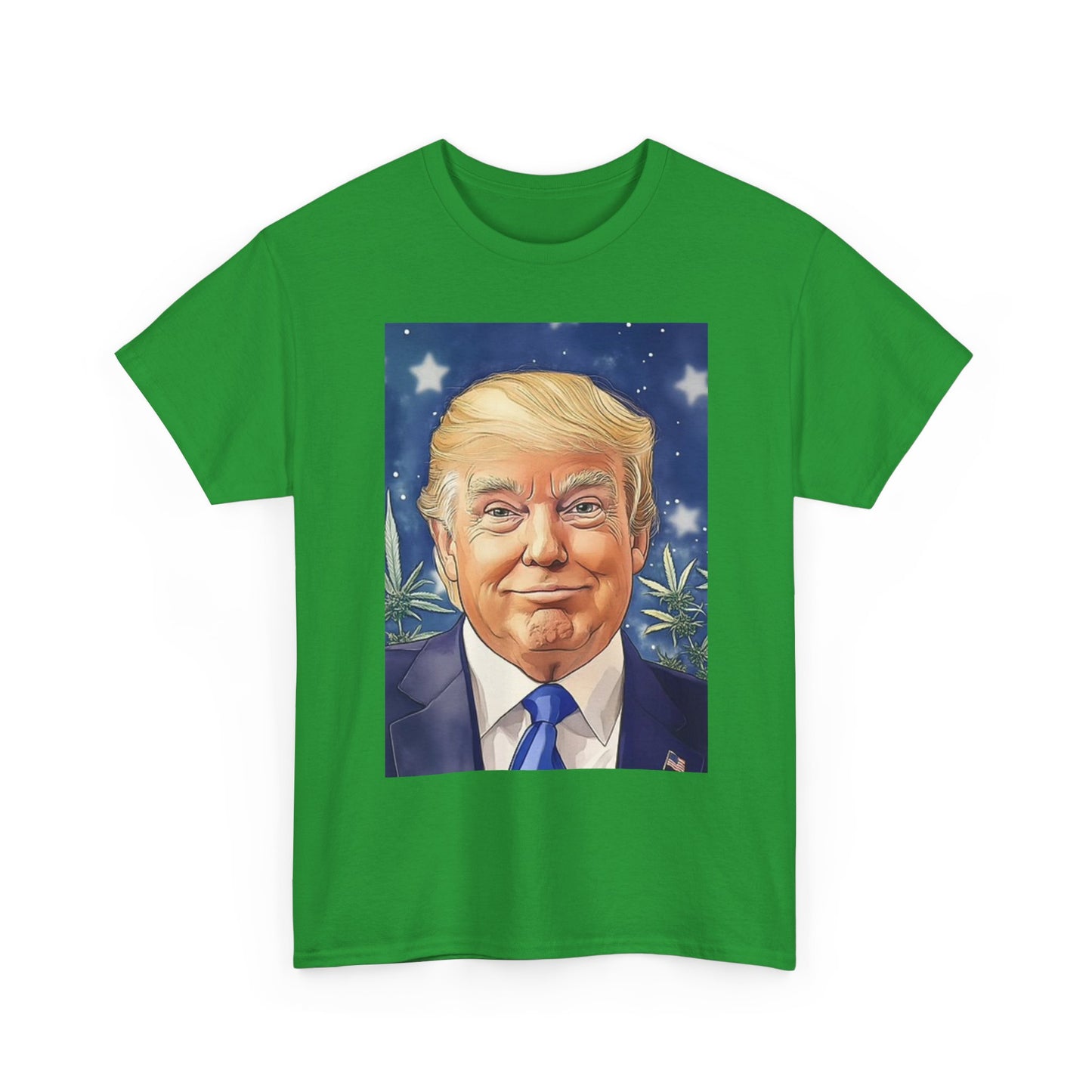 Trump Weed And Hemp Graphic T Shirt Unisex Heavy Cotton Tee