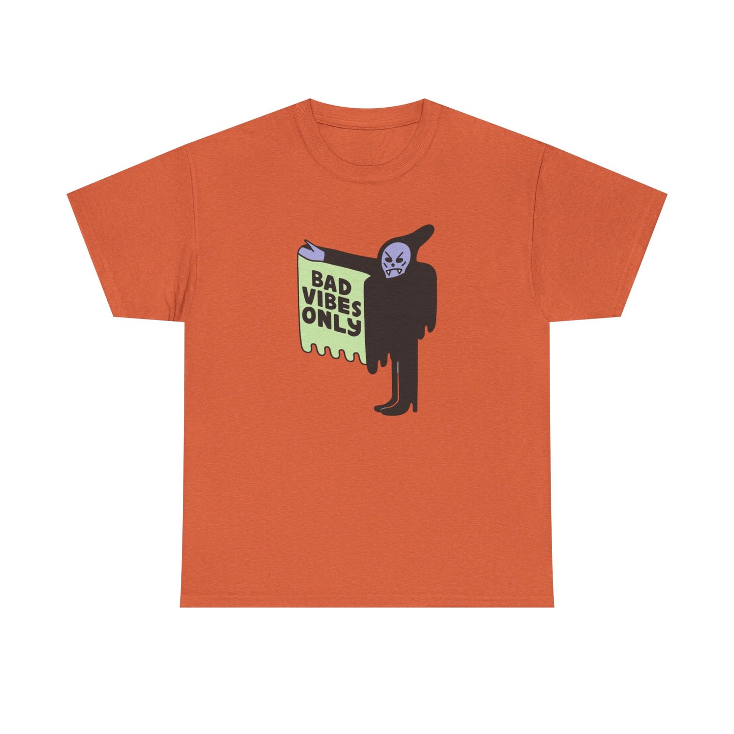 Bad Vibes Only Graphic T Shirt NEW Adult Tee