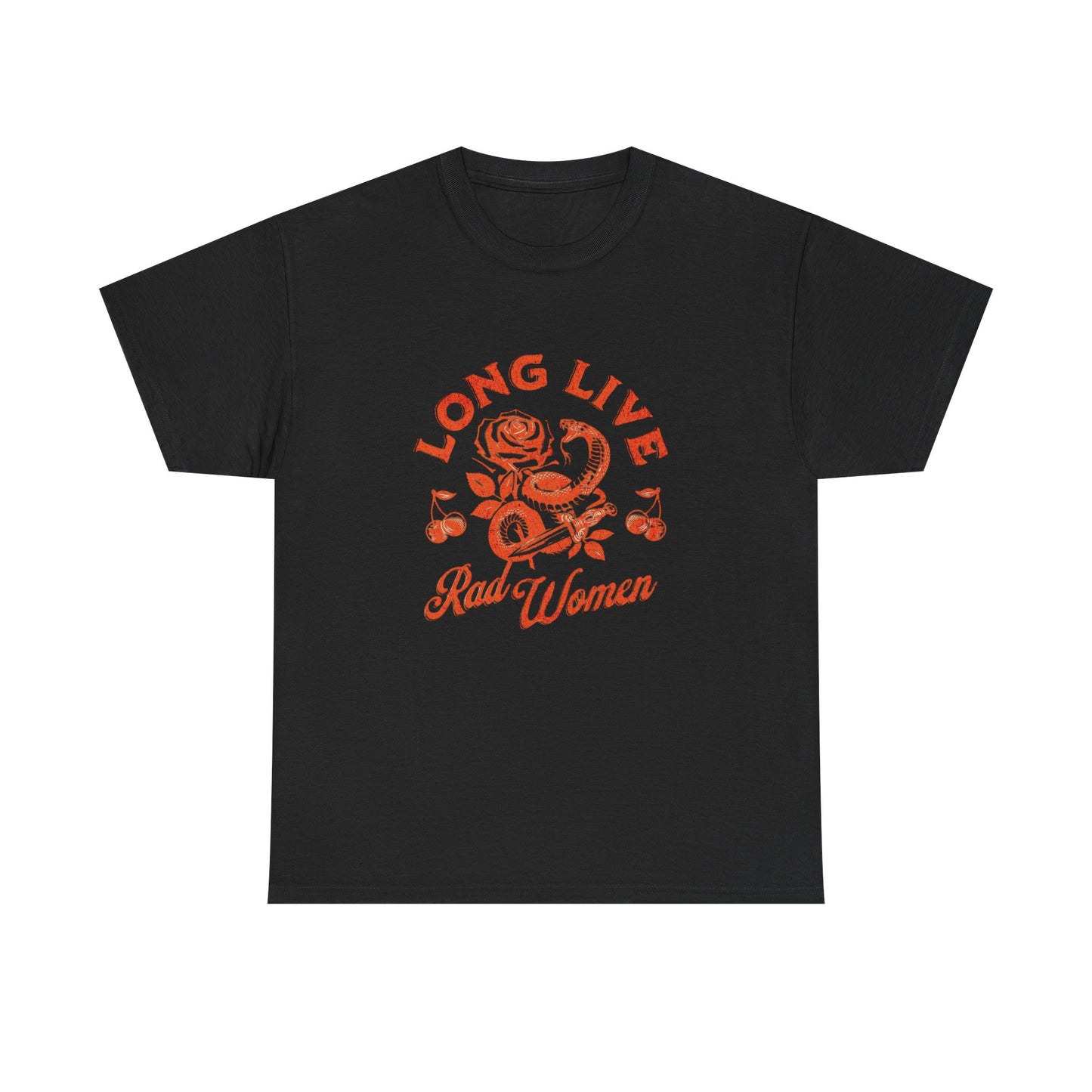 Long Live Rad Women Graphic T Shirt ADULT Unisex Heavy Cotton Tee
