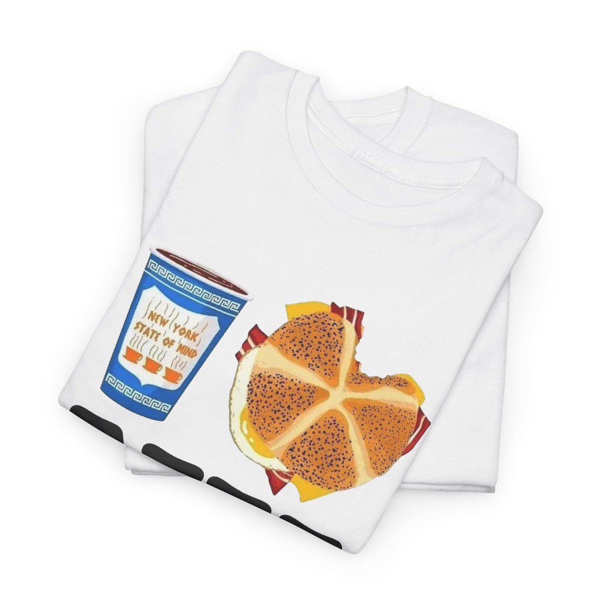 Classic New York Graphic T Shirt Men's Vintage Heavy Cotton Tee