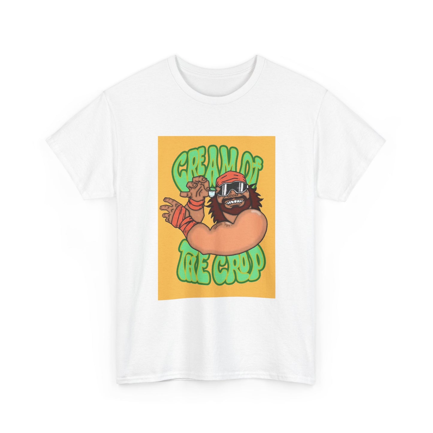 Macho Man Tshirt Vintage Wrestling Graphic WWE Unisex Heavy Cotton Tee WWF