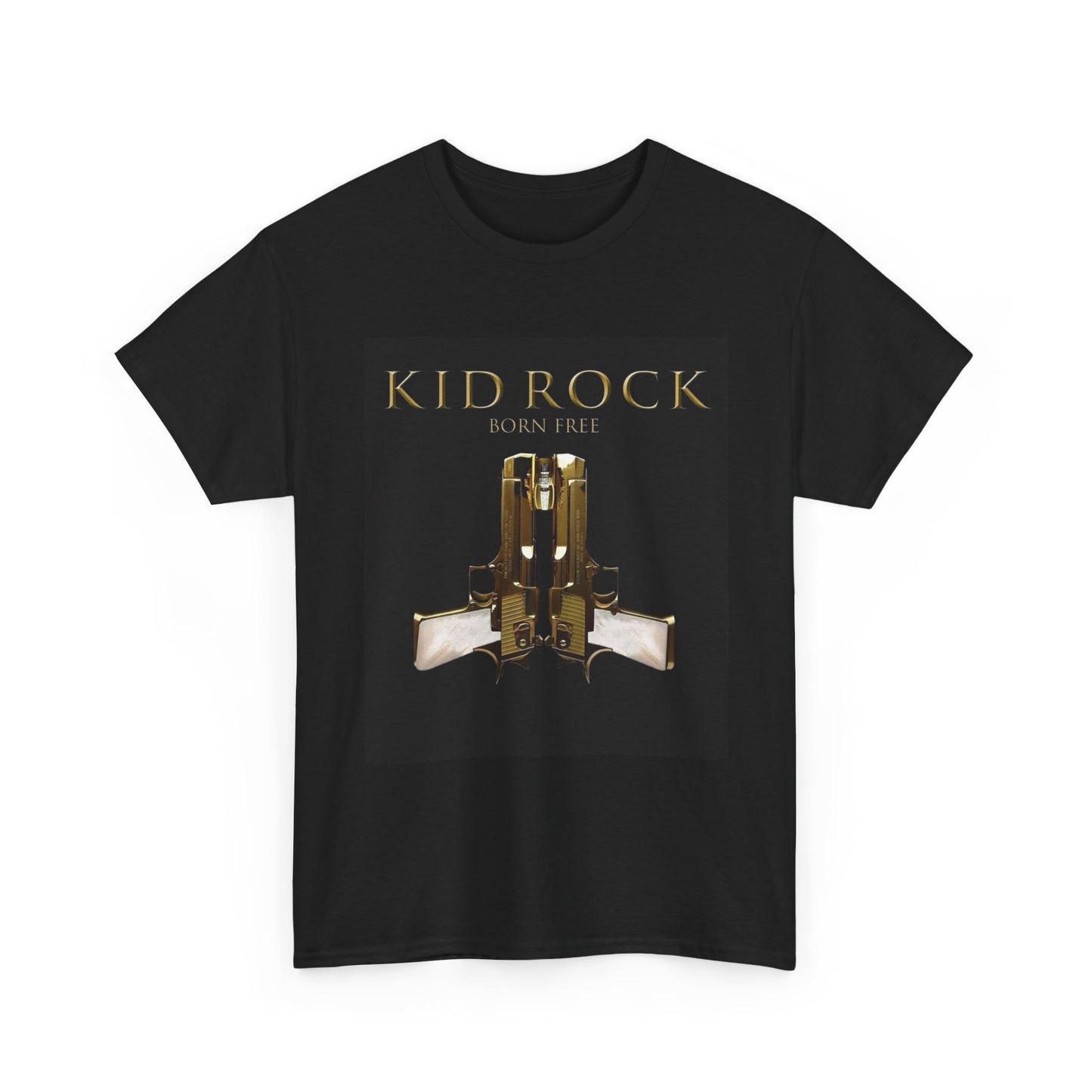 Kid Rock Tshirt Country Rock Tennessee Desert Eagles Unisex Heavy Cotton Tee