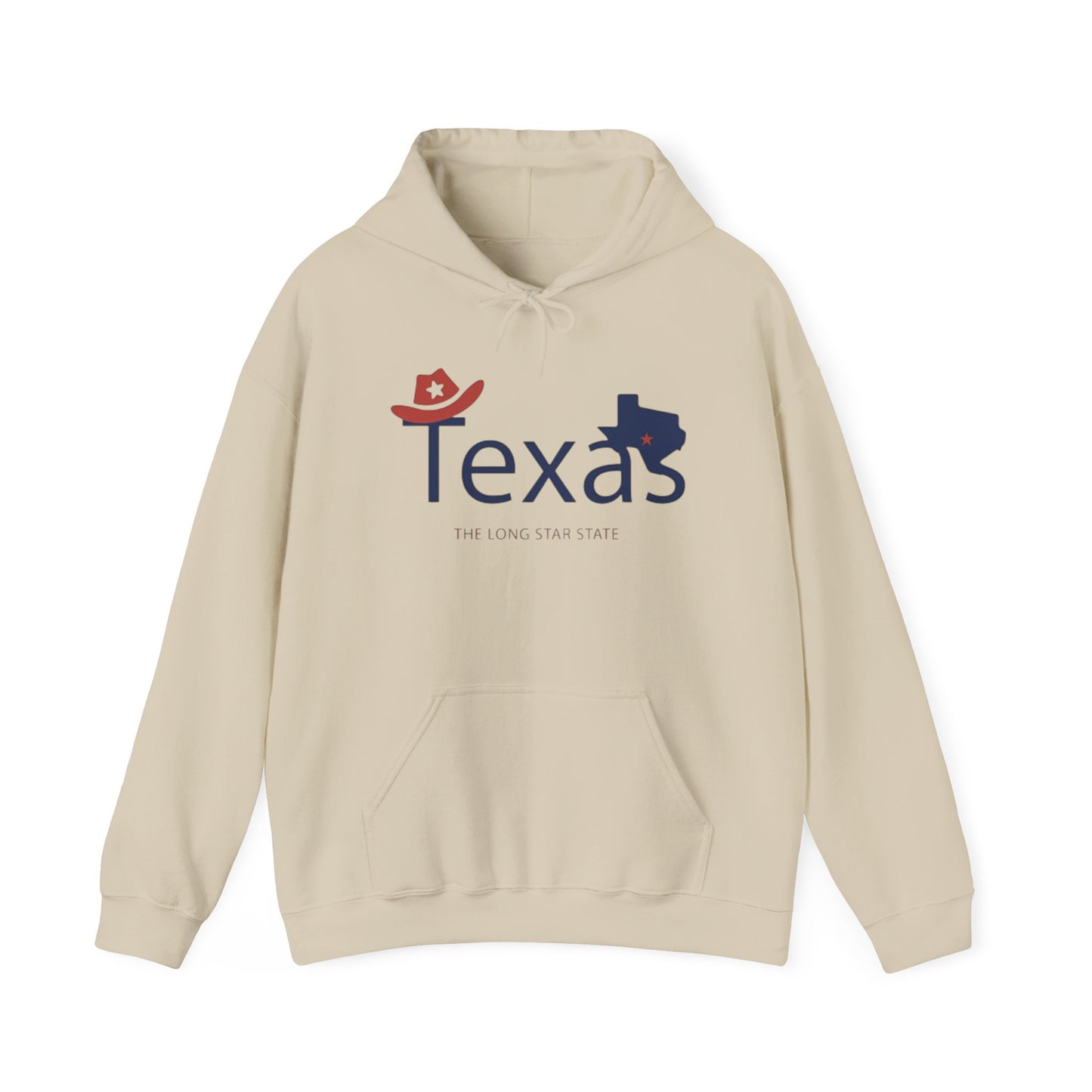 Texas The Lone Star State Graphic Hoodie Unisex Heavy Blend™ Hooded Sweatshirt