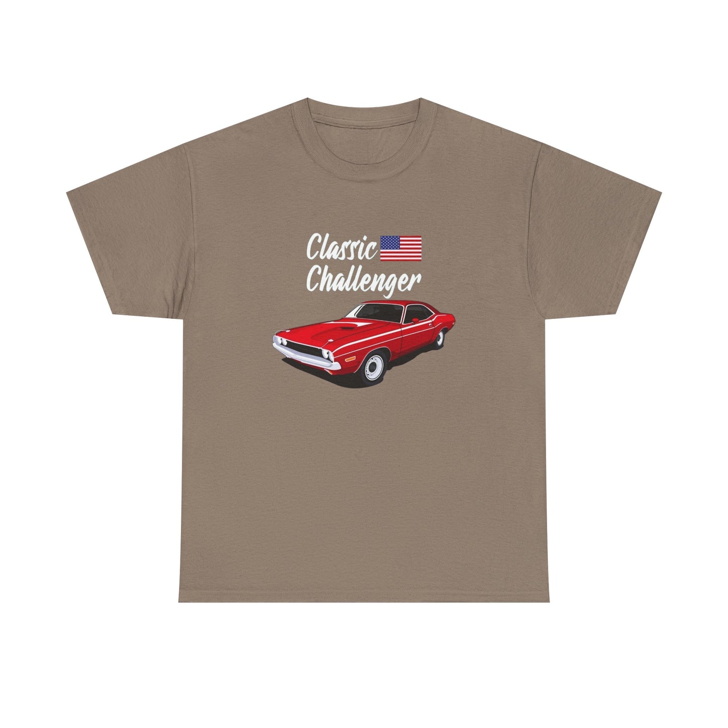 Classic Challenger USA Mopar Graphic T Shirt NEW ADULT