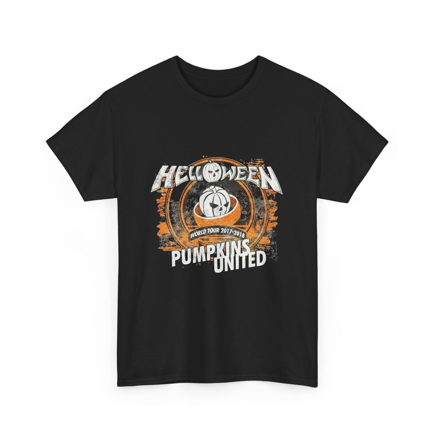 Halloween Pumpkins United Graphic T Shirt Unisex Heavy Cotton Tee NEW GIFT