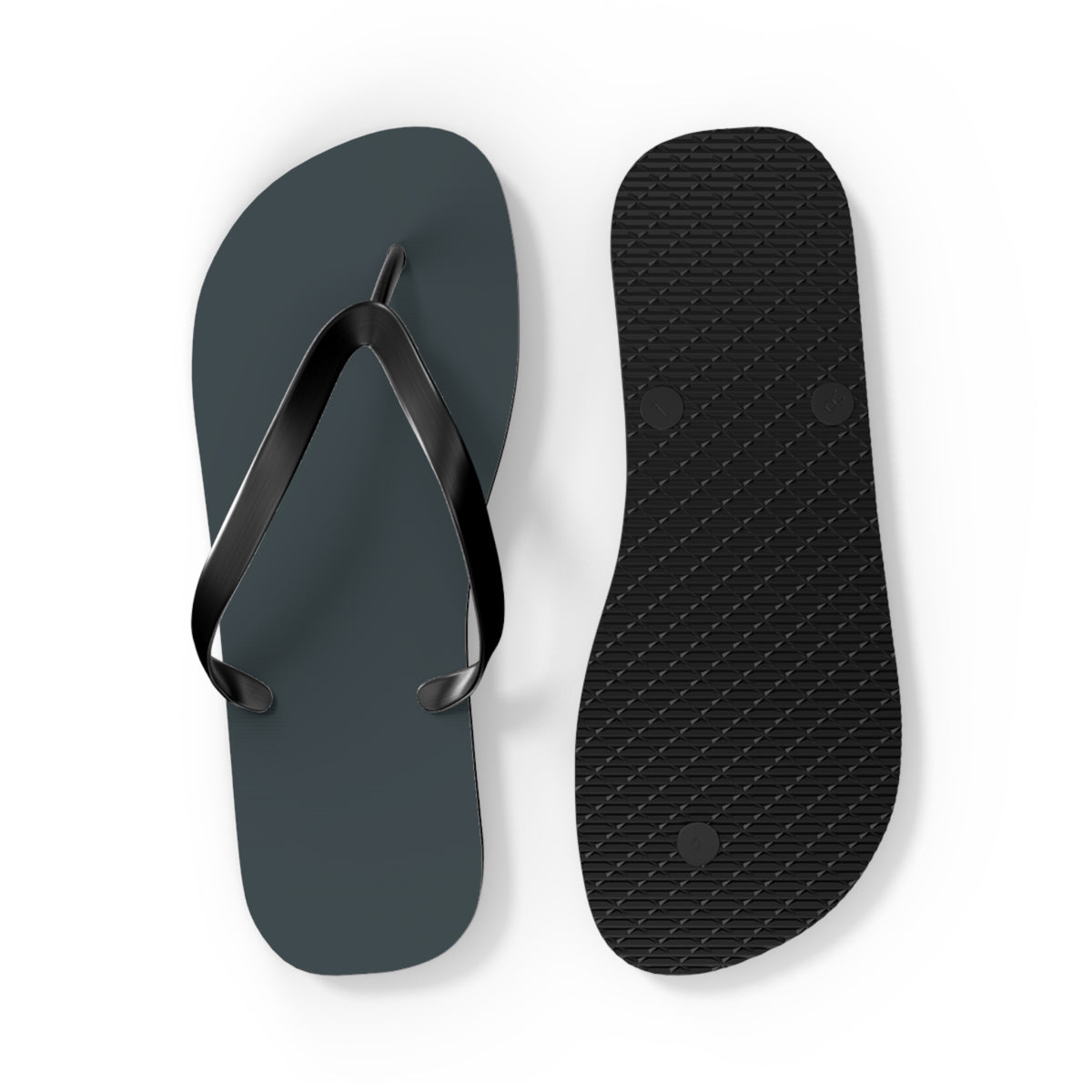 Dark Gray Summer Sandals, Beach Shoes, Vacation Flip Flops, Pool Slides