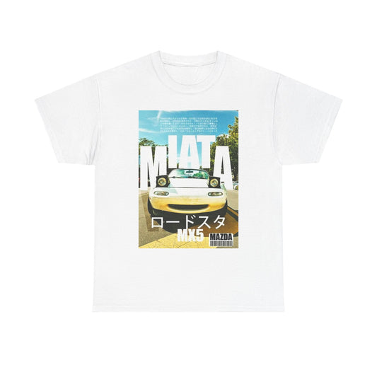 Mazda Miata JDM Retro Drifting Graphic T Shirt Cotton Tee