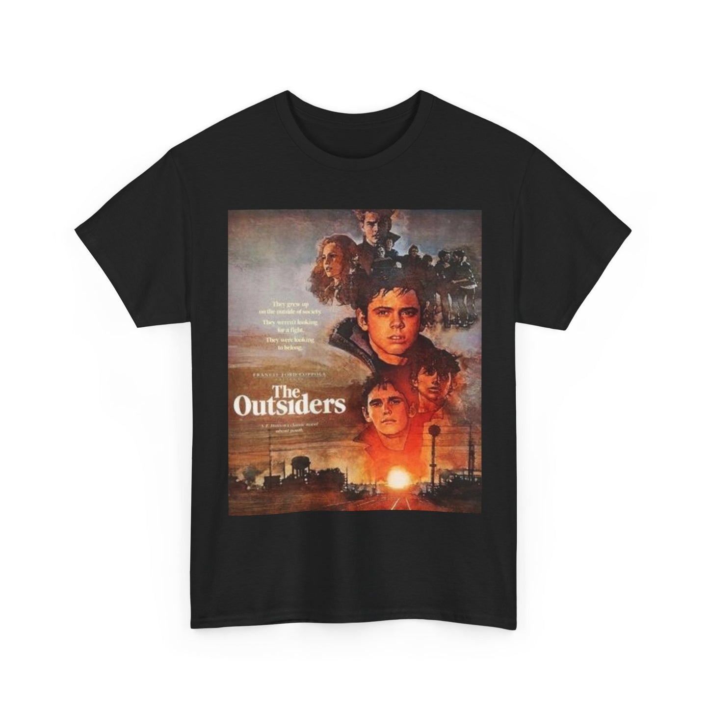 The Outsiders Tshirt Vintage Movie Merch Retro Graphic Unisex Heavy Cotton Tee