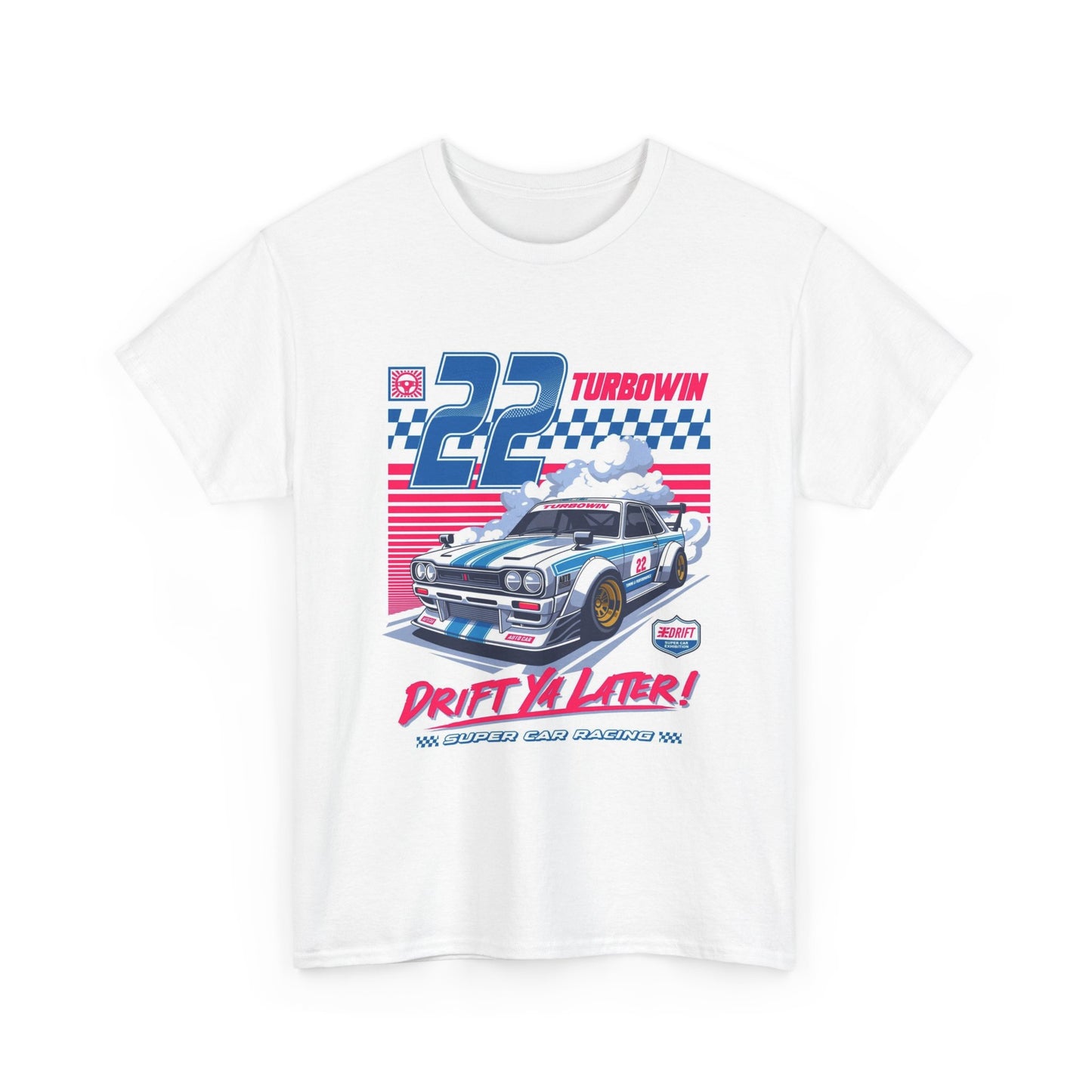 Drift Ya Later Graphic T Shirt Racing Retro Unisex Heavy Cotton Tee