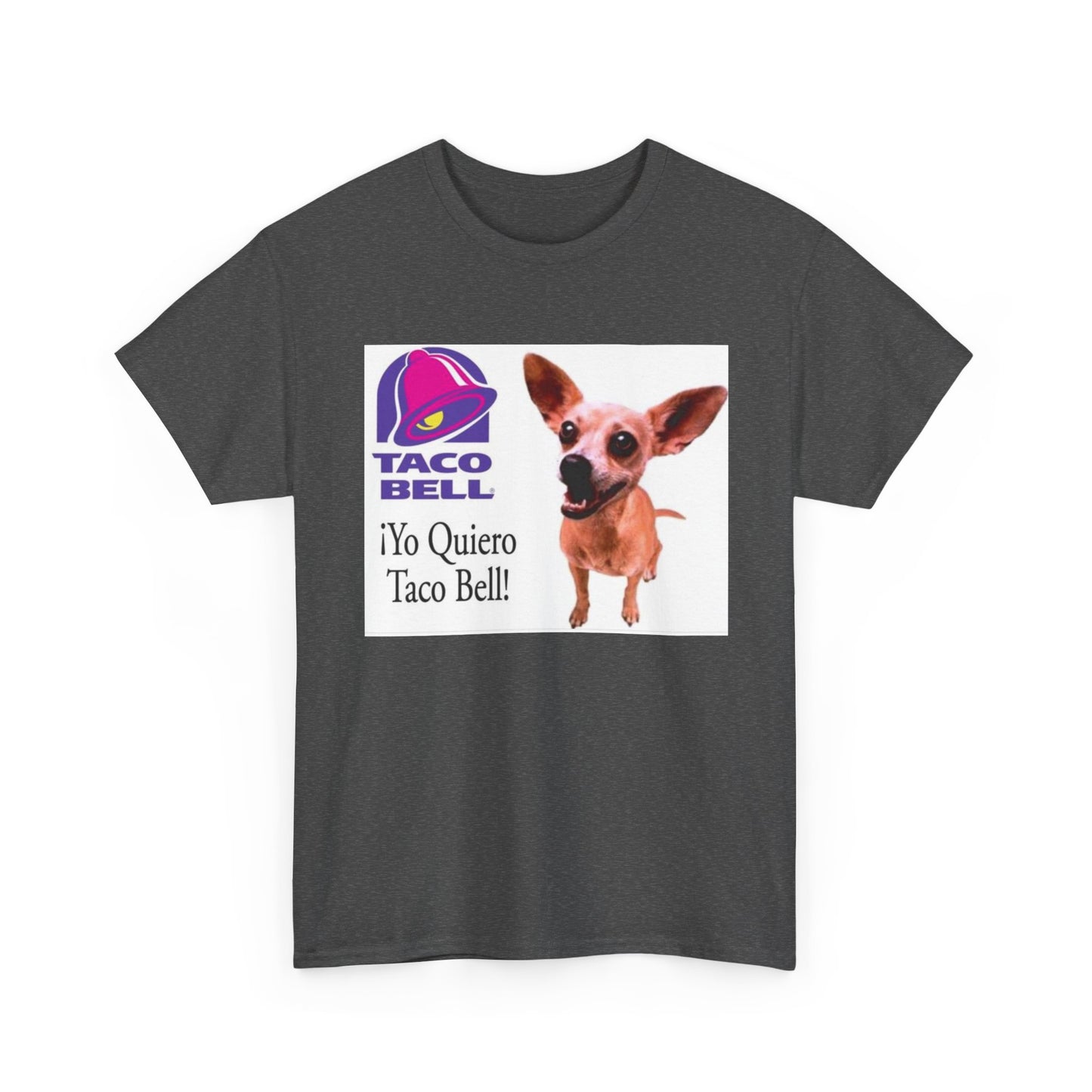 Taco Bell Shirt Funny Retro Logo Mexican Dog 90s Nostalgia Unisex Heavy Cotton