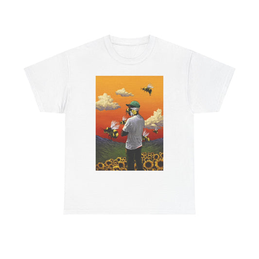 Tyler The Creator Graphic T Shirt Vintage Painting ART Unisex Heavy Cotton Tee
