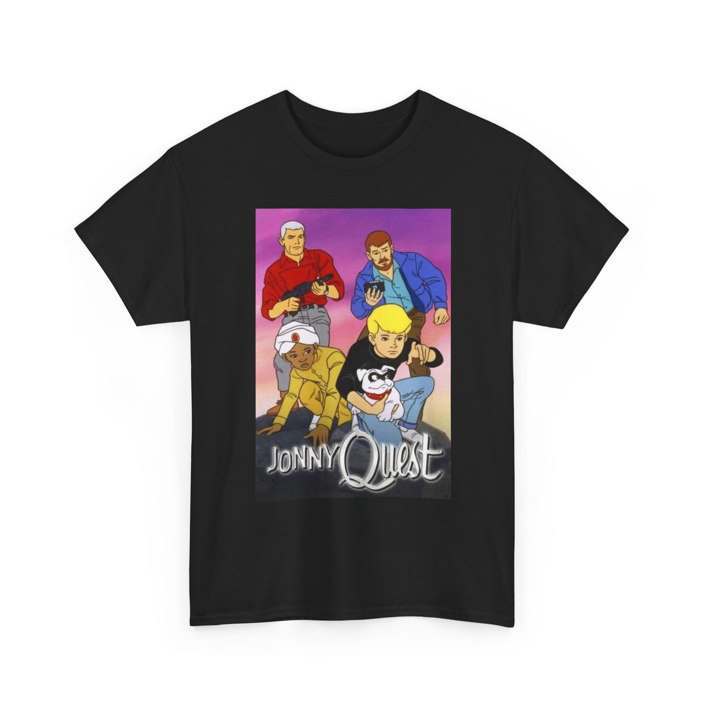 Jonny Quest Vintage Cartoon 60s Graphic T Shirt NEW S-5XL Unisex Heavy Cotton