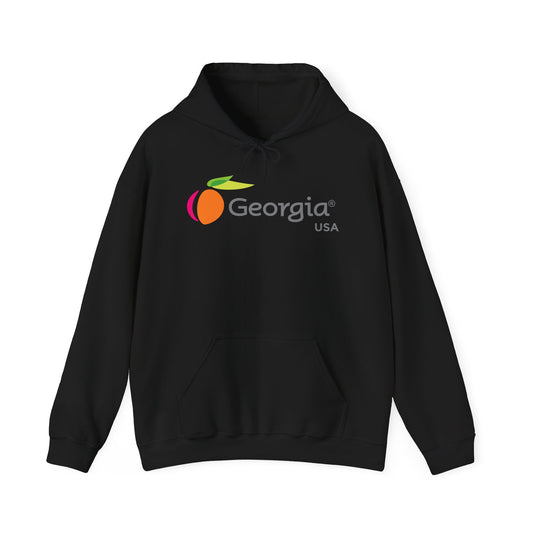 Georgia State Peach Logo BRAND NEW Unisex Heavy Blend™ Hooded Sweatshirt