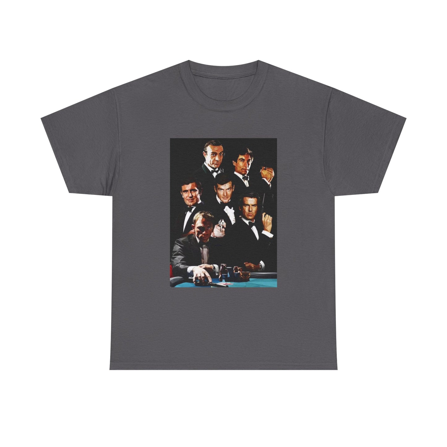 James Bond T-shirt Vintage Bond Collection Merch Unisex Heavy Cotton Tee