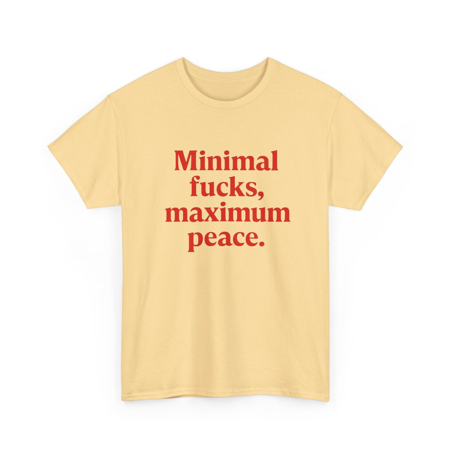 Maximum Peace Graphic T Shirt NEW ADULT Unisex Heavy Cotton Tee