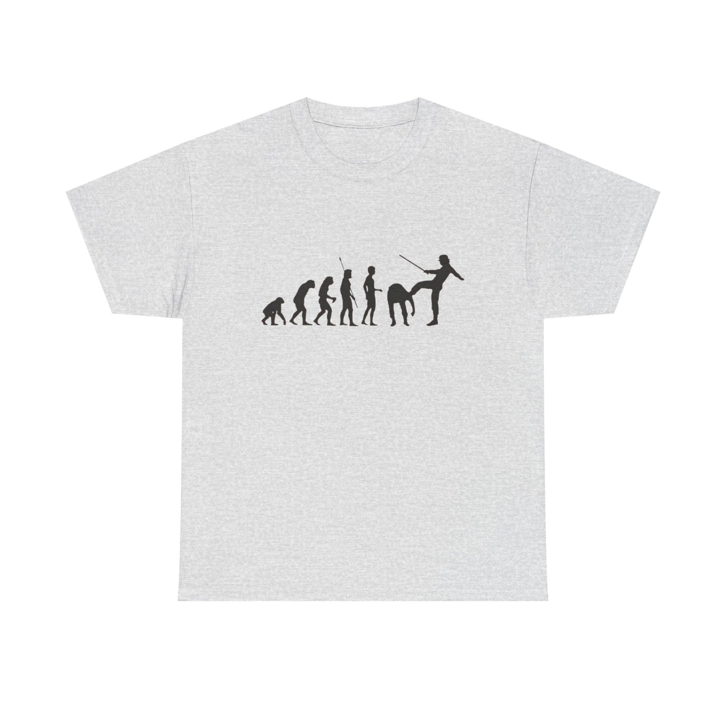 Funny Evolution Chart T-Shirt Unisex Heavy Cotton Tee Gift New