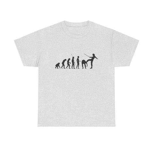 Funny Evolution Chart T-Shirt Unisex Heavy Cotton Tee Gift New