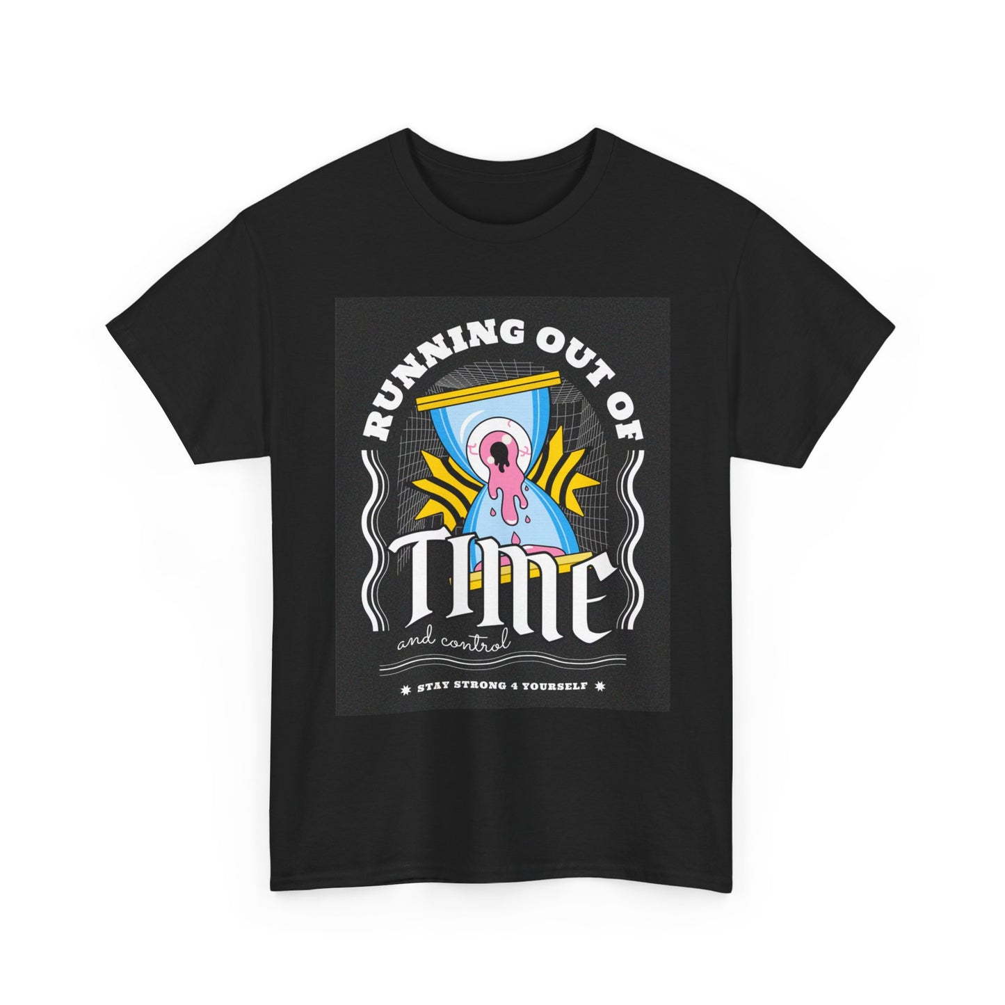 Running Out Of Time T Shirt Unisex Heavy Cotton Tee