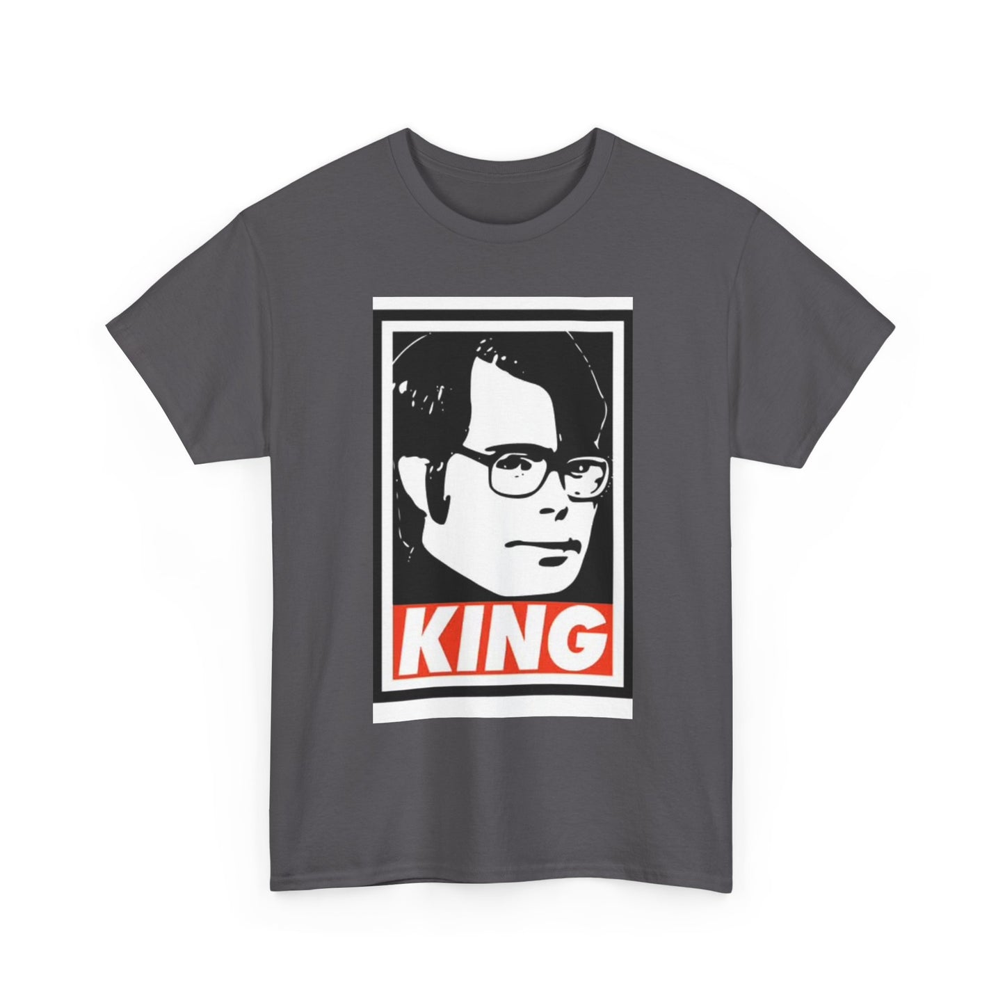 Stephen King Shirt Retro Poster Horror Funny Gift Scary Unisex Heavy Cotton Tee