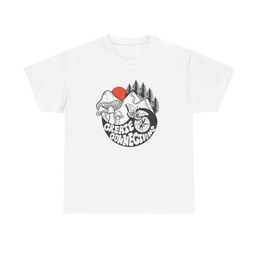 Create Connections Graphic T Shirt Unisex Heavy Cotton Tee