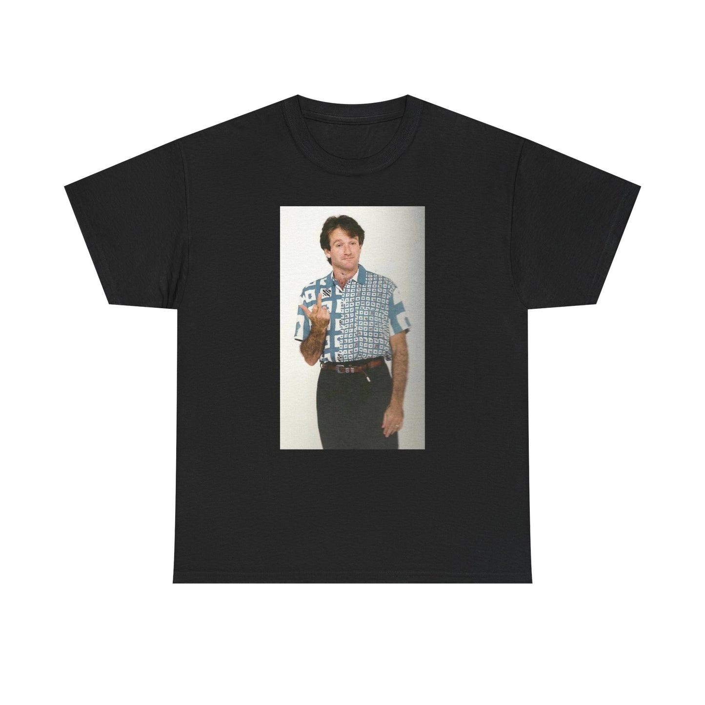 Robin Williams T-shirt vintage comedy tour 90s graphic Unisex Heavy Cotton Tee