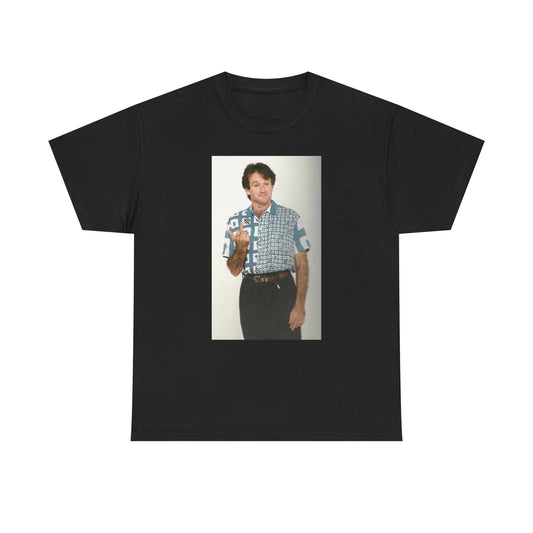 Robin Williams T-shirt vintage comedy tour 90s graphic Unisex Heavy Cotton Tee
