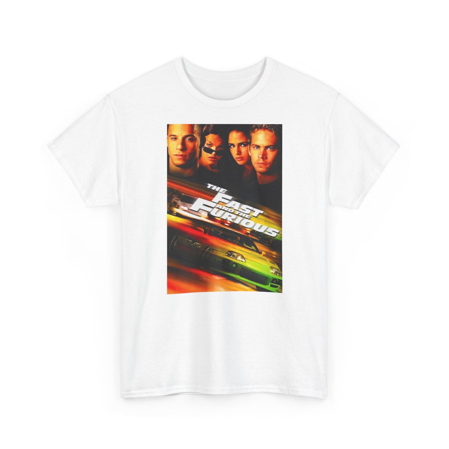 Fast and the furious T-shirt Retro Movie car club Cali Unisex Heavy Cotton Tee