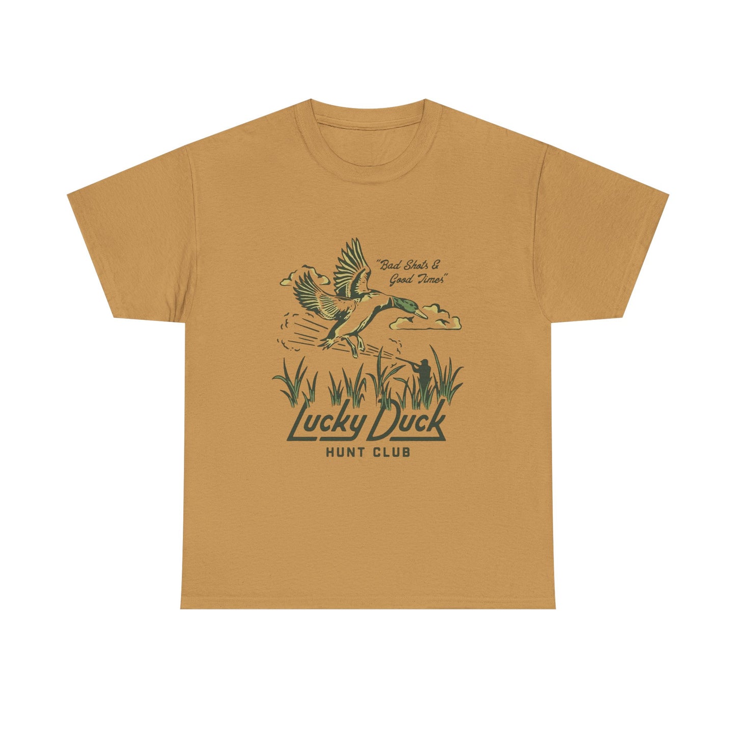 Lucky Duck Hunt Club Graphic T Shirt NEW Adult Tee