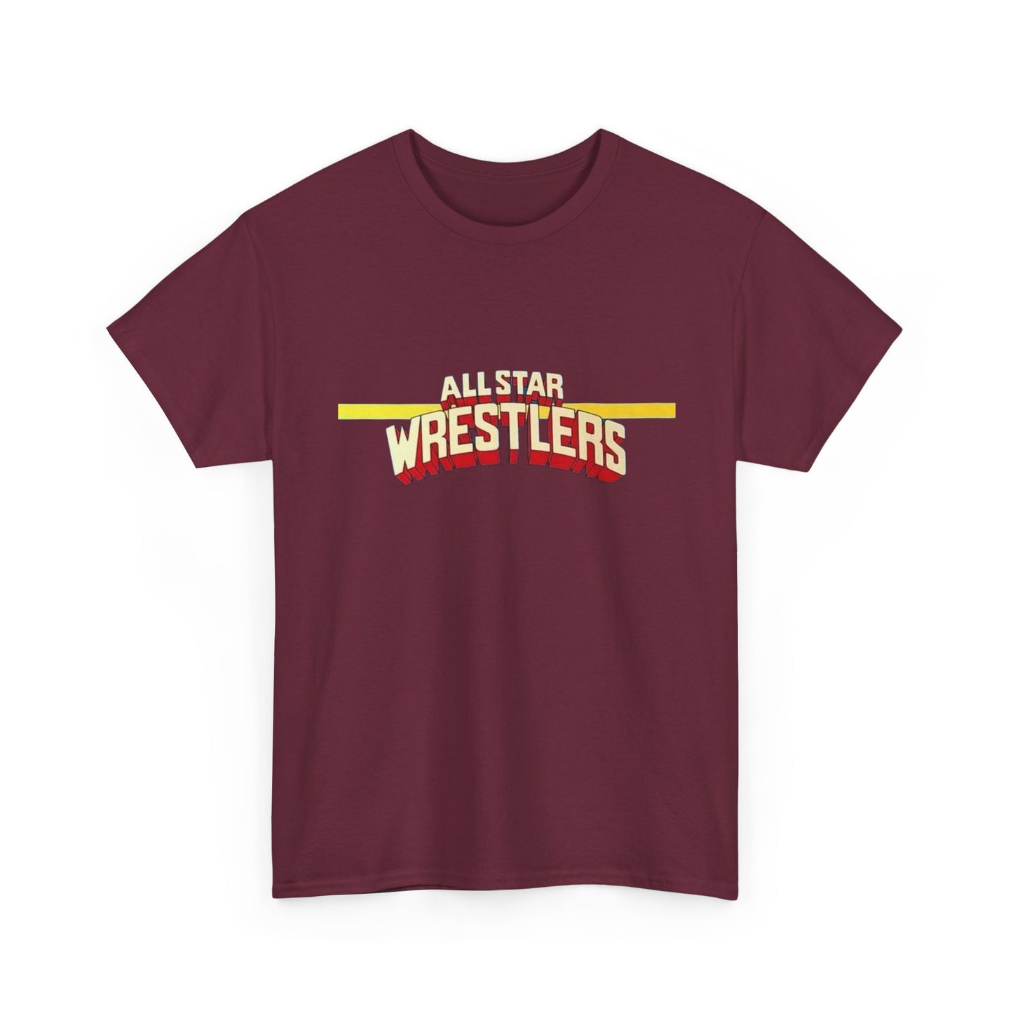 All Star Wrestlers Vintage Graphic T-Shirt Unisex Heavy Cotton Tee Gift NEW