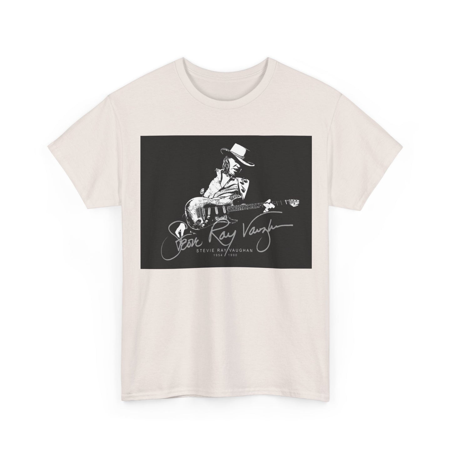 Stevie ray vaughn T-shirt Vintage retro rock album Unisex Heavy Cotton Tee