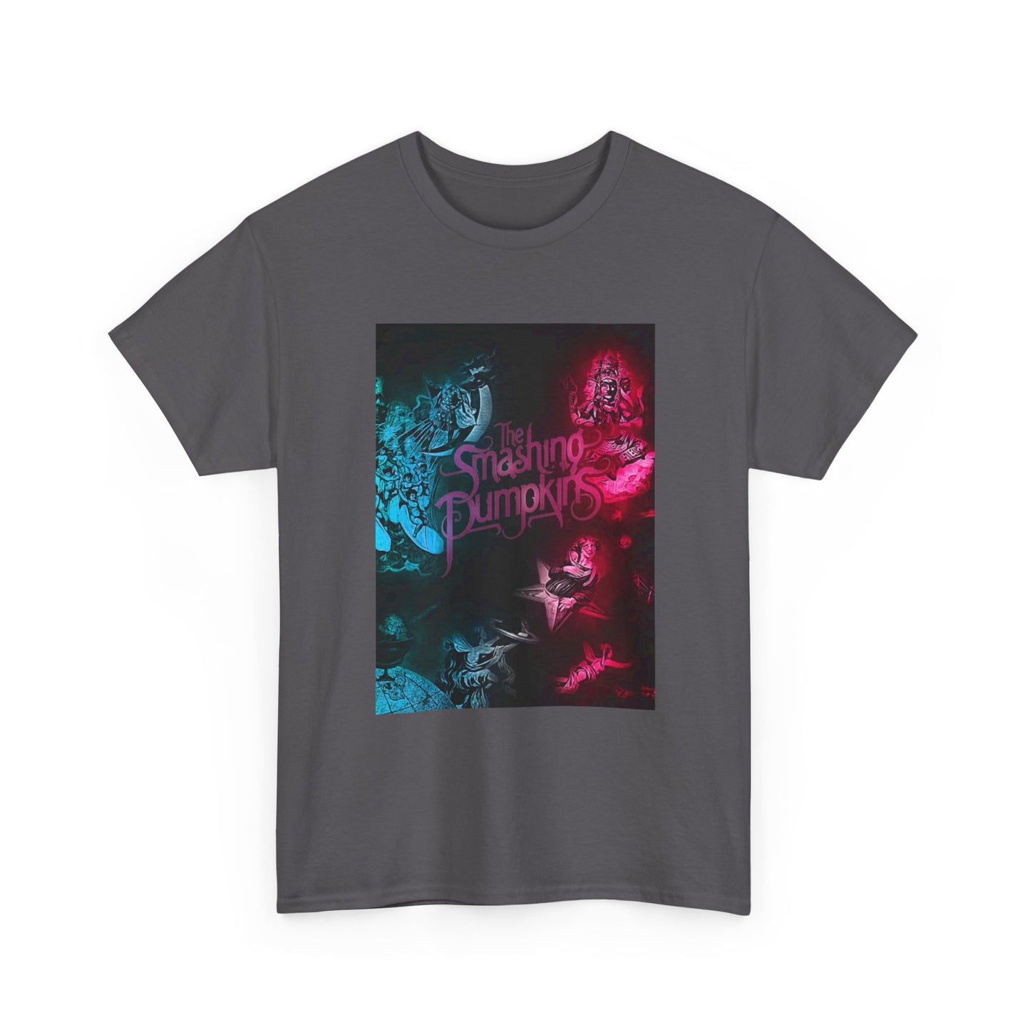 The Smashing Pumpkins Tshirt Vintage Merch Neon Unisex Heavy Cotton Tee
