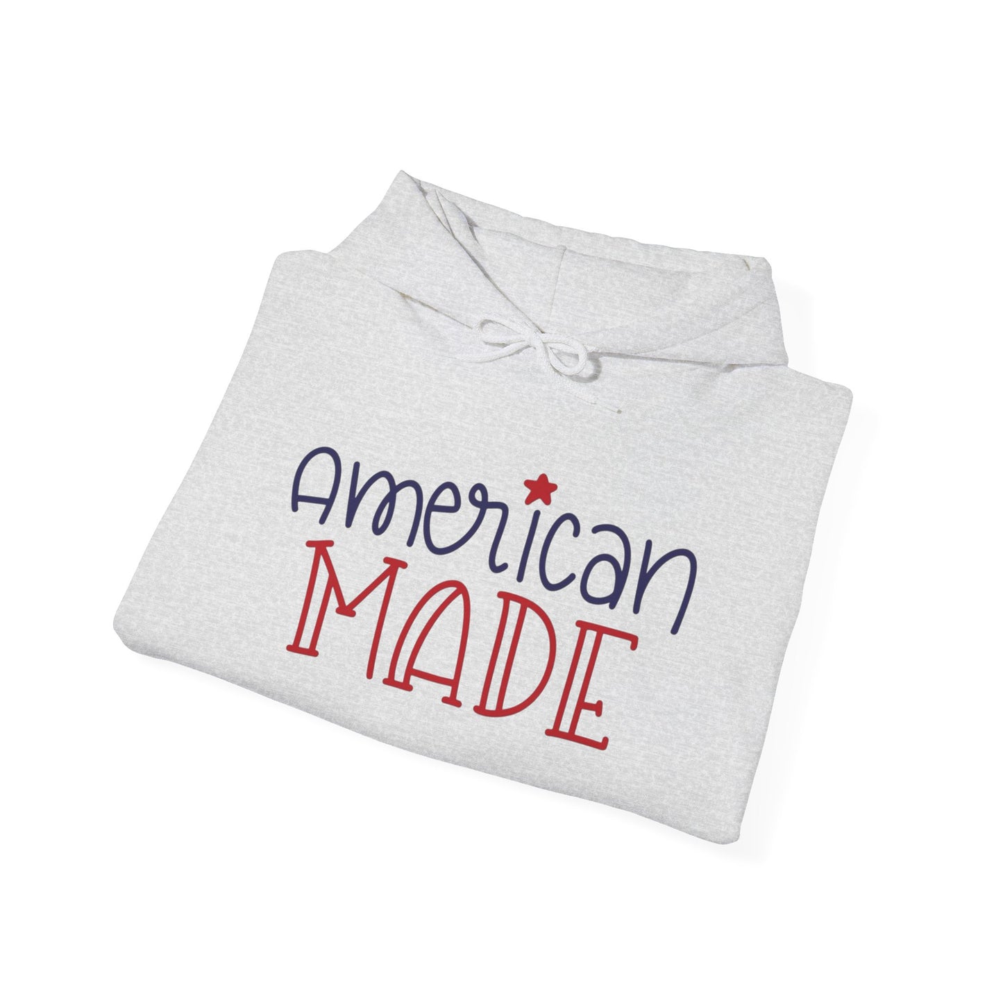 American Made USA Retro Graphic Hoodie Men's Heavy Blend™ Hooded Sweatshirt