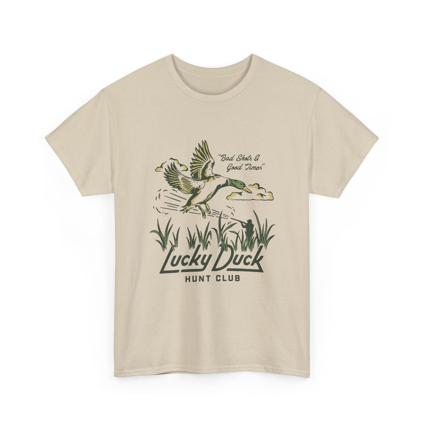 Lucky Duck Hunt Club Graphic T Shirt NEW Adult Tee